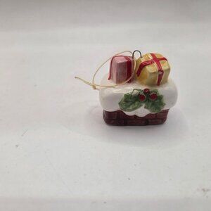 Patmar Christmas Ornament Ceramic Chimney Gifts Vintage Made in Japan Small